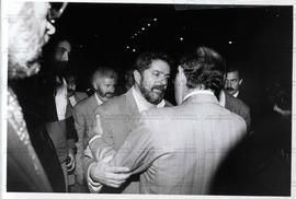 Visita de Lula à Federação Israelita do Estado de São Paulo (São Paulo-SP, 29 jun. 1993). / Crédi...