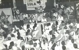 Visita da candidatura “Lula Presidente” nas eleições de 1989 (Vitória-ES,26 abr. 1989). / Crédito...