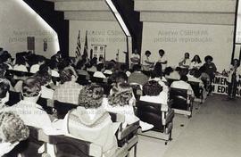 Encontro do Departamento Nacional dos Trabalhadores em Educação da CUT, 1º (Campinas-SP, 22 a 24 jul. 1989). Crédito: Vera Jursys