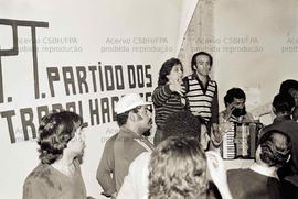 Lançamento do Comitê de campanha do PT nas eleições de 1982 (São Bernardo do Campo-SP, 1982). Crédito: Vera Jursys
