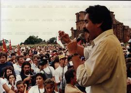 Caravana da Cidadania com candidaturas do PT nas eleições de 1994 (São Miguel das Missões-RS, 1994). / Crédito: Ibanes Lemos.