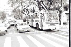 Sistema de transporte público em São Paulo (CMTC) (São Paulo-SP, data desconhecida). Crédito: Vera Jursys