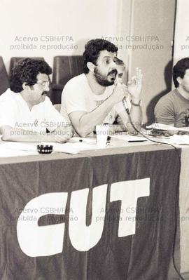 Ato de lançamento Chapa 3 ao Sindicato dos Metalúrgicos de São Paulo (São Paulo-SP, mai. 1987). Crédito: Vera Jursys