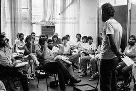 Seminário de Alternativas Políticas para o Município de São Paulo, realizado pelo PT nas eleições de 1985 (São Paulo-SP, 1985). Crédito: Vera Jursys