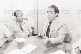 Evento não identificado [Reunião de negociação entre governo e funcionários da Cetesb?] (São Paulo-SP, 20 nov. 1990). Crédito: Vera Jursys