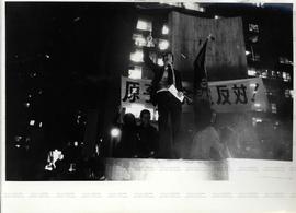 Passeata na regi&atilde;o da pra&ccedil;a da S&eacute; contra usinas nucleares e lembran&ccedil;a dos 35 anos da bomba de Hir...