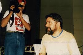 Atividade de campanha nas eleições de 1992 (Recife-PE, 1992). / Crédito: Clóvis Campêlo.