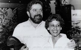[Evento da campanha de Lídice da Mata (PSDB) prefeita nas eleições de 1992 (Salvador-BA, 1992).?] / Crédito: Milton Mendes.