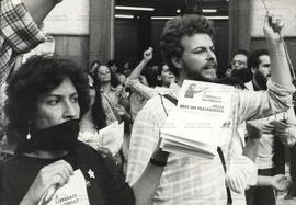 [Caminhada do PT pela Liberdade, na Praça Sete, nas eleições de 1982 (Belo Horizonte-MG, 2 set. 1982).? / Crédito: Autoria desconhecida.
