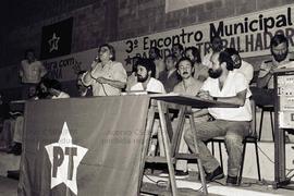Encontro Municipal do PT de São Paulo, 3º (São Paulo-SP, 1988). Crédito: Vera Jursys