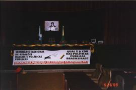 Seminário Nacional de Relações Raciais e políticas públicas (Mato Grosso do Sul, 1997). / Crédito: Autoria desconhecida