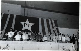 Congresso Nacional do PT, 1º (São Bernardo do Campo-SP, 27 nov./1 dez. 1991) [Pavilhão Vera Cruz] – 1º CNPT / Crédito: Roberto Parizotti.