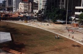 Obras de revitaliza&ccedil;&atilde;o no Vale do Anhagabau pela Prefeitura de S&atilde;o Paulo (SP) na gest&atilde;o do PT (S&atilde;...