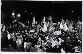 Evento não identificado [candidatura “Lula Presidente” (PT) e “Bisol Vice” nas eleições de 1989] (São Bernardo do Campo-SP, 03 nov. 1989) / Crédito: Cleber Dias