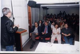 Ato em homenagem a Beth Lima, no Diretório Nacional do PT (São Paulo-SP, [1999?]). / Crédito: Aut...