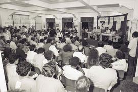 Inauguração da sede da CUT Nacional (São Paulo-SP, 11 abr. 1991). Crédito: Vera Jursys