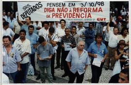 Comemoração do 20o. Aniversário do Sindicato dos Metalúrgicos do ABC (São Bernardo do Campo, 12 m...