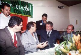 Visita da dandidatura “Lula Presidente” (PT) à Prefeitura de Maringá nas eleições de 2002 (Maring...