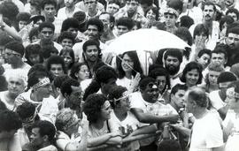 Evento não identificado [candidatura “Lula Presidente” (PT) eleições de 1989] [1] (Local desconhecido, 1989). / Crédito: Paulo Torraca