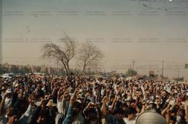 Greve dos trabalhadores da fábrica Ford (México, Data desconhecida). / Crédito: Autoria desconhecida