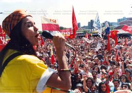 Visita da candidatura “Lula Presidente” (PT) ao Rio Grande do Sul nas eleições de 1994 (São Leopo...