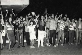 Acampamento do movimento dos desempregados (Rio Grande do Sul, 1984). / Crédito: Carlos Alberto da Silva.