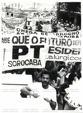 Manifestações não identificadas (São Paulo-SP, Data desconhecida). / Crédito: Autoria desconhecida