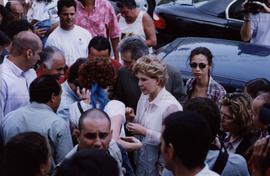 Aniversário de Lula, candidato à Presidente pelo PT, nas eleições de 2002 (São Paulo-SP, 2002) / Crédito: Autoria desconhecida