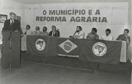 Seminário Nacional do MST “O Município e a Reforma Agrária” ([São Paulo?], 3 e 4 mai. 1993). / Crédito: Douglas Mansur