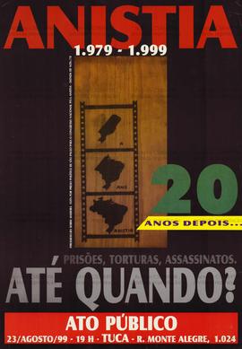 Anistia: 1979 – 1999 (São Paulo (SP), 23/08/0000).