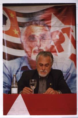 Atividade da candidatura &quot;Genoino Governador&quot; (PT) nas eleições de 2002 ([São Paulo-SP?], 2002) / Crédito: Autoria desconhecida