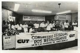 1o. Congresso Estadual dos Metalúrgicos da CUT, no Sindicado dos Metalúrgicos de Santo André (San...