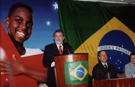 Atividade da candidatura &quot;Lula Presidente&quot; (PT) nas eleições de 2002 (Local desconhecid...