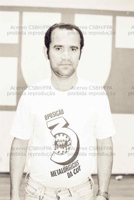 Retratos da Chapa 3 ao Sindicato dos Metalúrgicos de São Paulo (São Paulo-SP, mai. 1987). Crédito: Vera Jursys