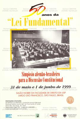 50 anos da “Lei fundamental” (São Paulo (SP), 31-05/01-06/1999).