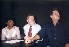 Encontro de Lula com artistas, promovido pela candidatura “Lula Presidente” (PT) nas eleições de ...