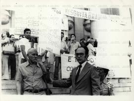 Convenção do MDB na Assembleia Legislativa do Rio de Janeiro (Rio de Janeiro-RJ, [1978?]). / Crédito: Roberto A. G. Cerqueira/Em Tempo.