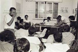 Reunião do Sindicato dos Médicos de São Paulo [durante a greve da categoria?] (São Paulo-SP, [198...