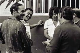 Assembleia com trabalhadores da Coferraz (Santo André-SP, 09 mar. 1985). Crédito: Vera Jursys