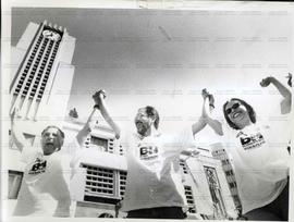 Campanha “Virgílio Prefeito” (PT) nas eleições de 1996 (Belo Horizonte-MG, 1996). / Crédito: André Brant.