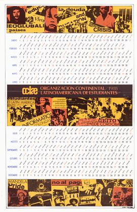 OCLAE : Orgaznizacion Continental Latinoamericana de estudiantes / 1988 (Local Desconhecido, 00/0...