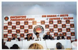 Encontro dos Presidenciáveis promovido pela Força Sindical e Bovespa nas eleições de 2002 (São Pa...