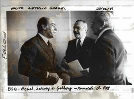 Reuniões de articulação política do PDS (Brasília-DF, 23 jun. 1981/21 out. 1983). / Crédito: Getúlio Gurgel/Agência Folhas.