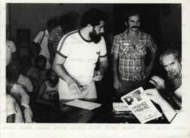 Encontro Nacional de Fundação do PT, no Colégio Sion (São Paulo-SP, 10 fev. 1980). / Crédito: Jes...