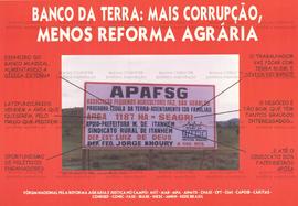 Banco da terra: Mais corrupção, menos Reforma Agrária  (Brasil, [1999?]).
