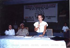 Exposição de Projetos Educacionais da Prefeitura de Icapuí (CE) na gestão do PT (Icapuí-CE, 1992-1996). / Crédito: Autoria desconhecida