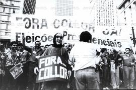 Ato pelo Fora Collor (São Paulo-SP, out. 1992). Crédito: Vera Jursys