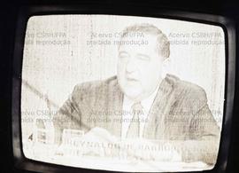 Debate televisivo entre candidatos ao governo do Estado de São Paulo (São Paulo-SP, 1982). Crédito: Vera Jursys