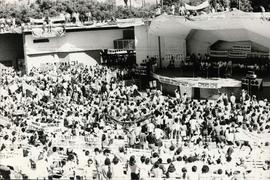 Evento não identificado [Ato pelo pró-CUT?] (Porto Alegre-RS, 19 mar. 1983). / Crédito: Paulo Catelan.