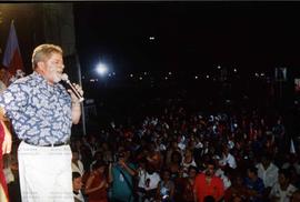 Comício da candidatura &quot;Lula Presidente&quot; (PT) nas eleições de 2002 (Rio de Janeiro, 200...